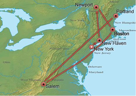 New England Classic II map