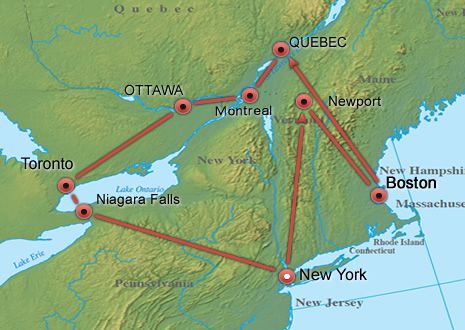 Canadian Northeast Classic I map