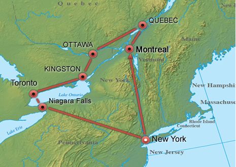 Canadian Northeast Classic II map