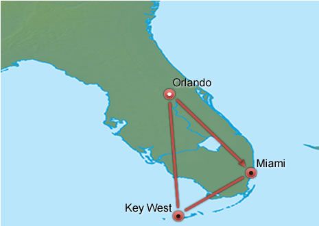 Florida Keys Getaway map