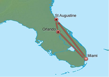 Gold Coast Getaway II map