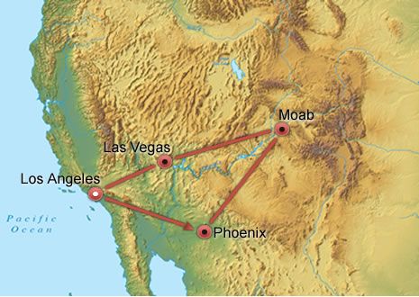 Southwest Classic II map