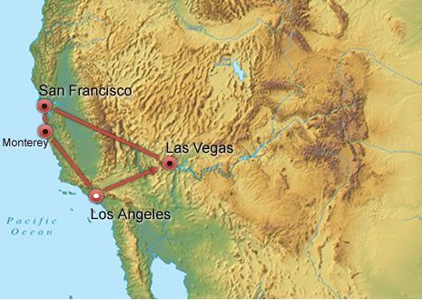 California Classic II map