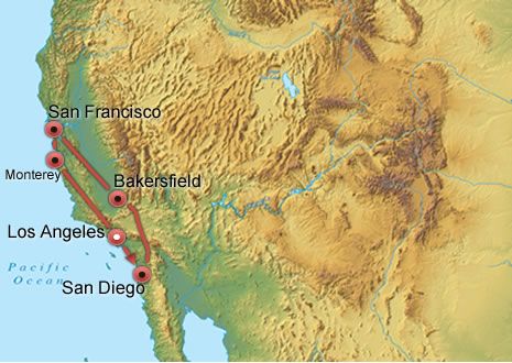 California Classic III map