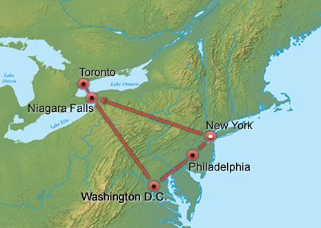 Eastern Triangle map