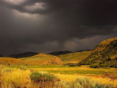 Thunderstorm over Thunderbolt, Utah (US)